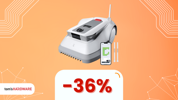 Immagine di Prato perfetto senza muovere un dito? Possibile col tagliaerba ECOVACS in sconto di 400€