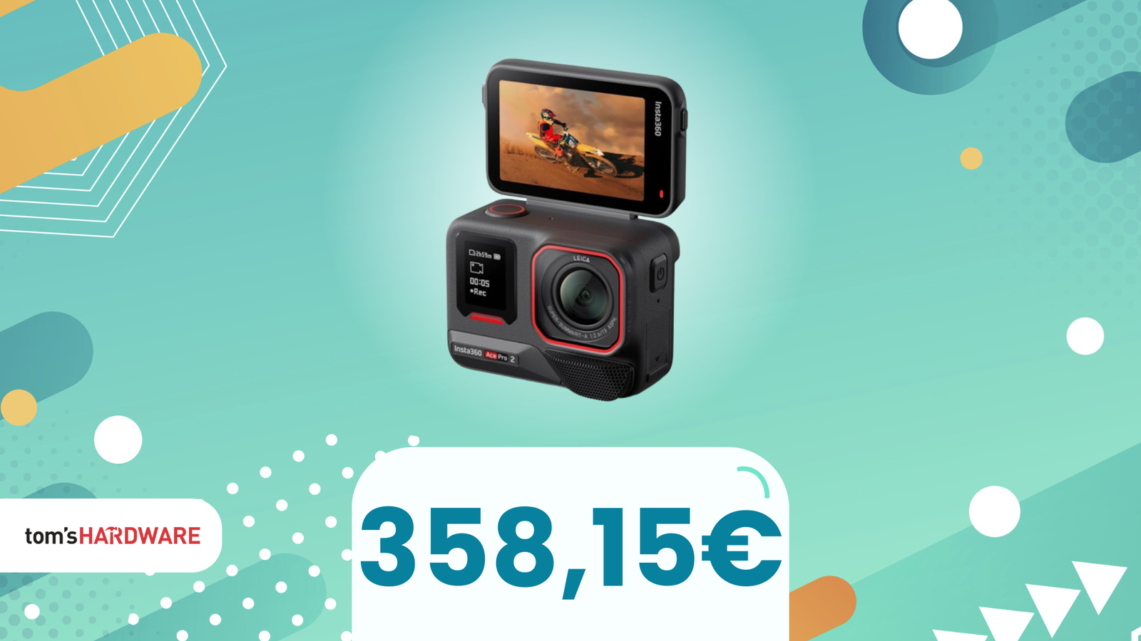 Immagine di Insta360 Ace Pro 2: l'action cam definitiva per gli amanti dell'adrenalina, oggi in OFFERTA!