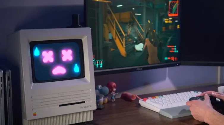 Immagine di Questo utente ha realizzato un PC da gaming moderno dentro un MAC anni '80