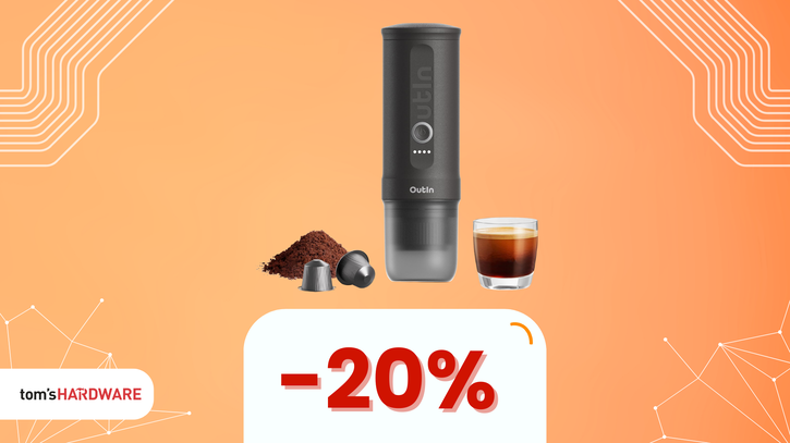 Immagine di Espresso ovunque? Con il 20% di sconto questa macchina da caffè portatile è un must
