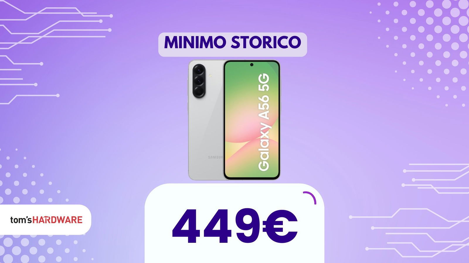 Immagine di Galaxy A56: Samsung fa centro nella fascia media e Amazon lo sconta di 50€