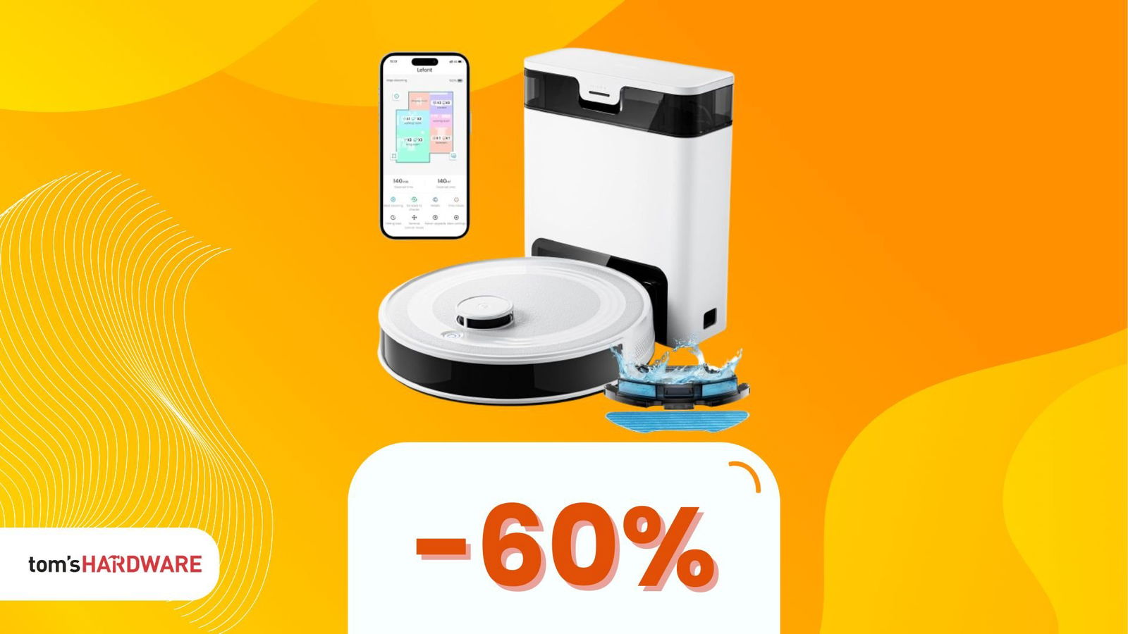 Immagine di Questo robot aspirapolvere vede a 190° senza muoversi. Oggi è scontato del 60%
