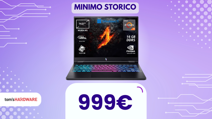 Immagine di Acer Nitro 14 con tecnologia AI integrata non è mai costato COSI' POCO!