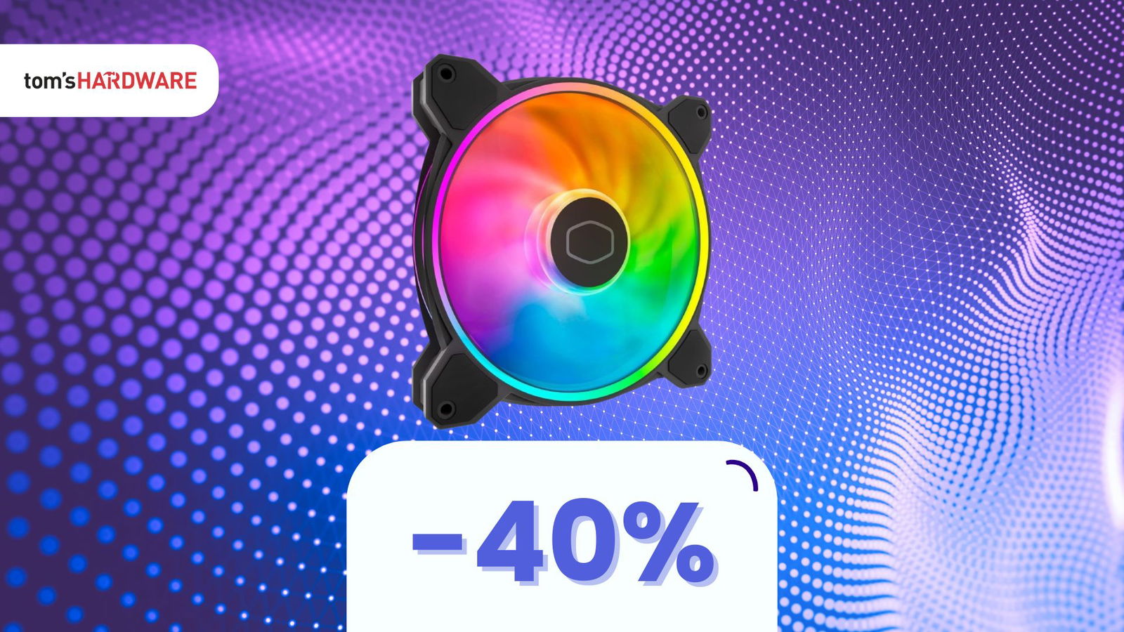 Basta una di queste ventole Cooler Master (-40%) per dare un nuovo stile al PC