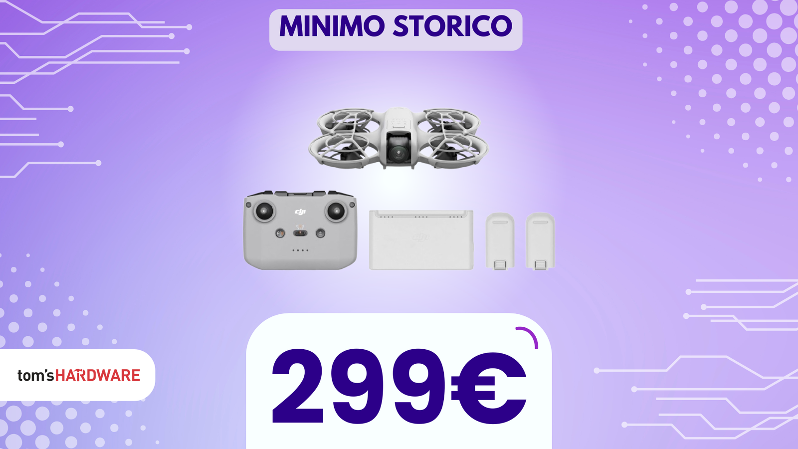 DJI Neo Combo Fly More: il drone ideale per principianti e appassionati non è mai costato COSI' POCO!