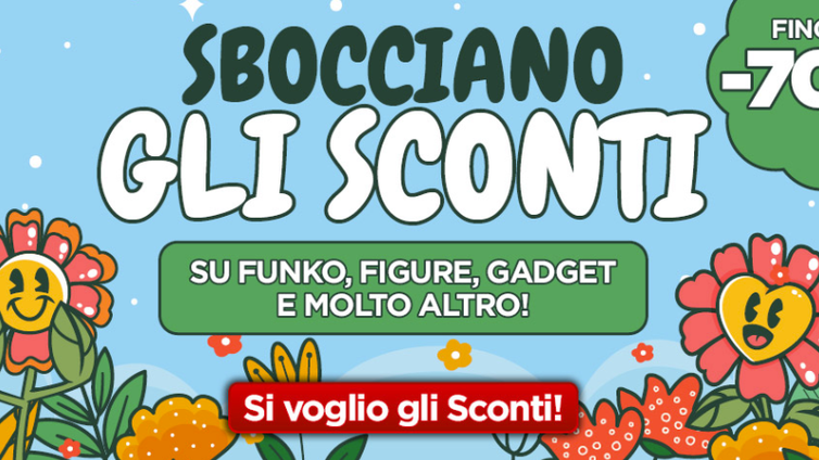 Immagine di Sbocciano gli sconti su MyComics: risparmia fino al 70% su Funko, figure, gadget e altro ancora!