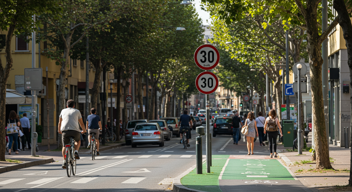 Città con limite a 30 km/h, sei d'accordo o contrario?