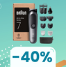 40% di sconto su questo rasoio elettrico Braun!