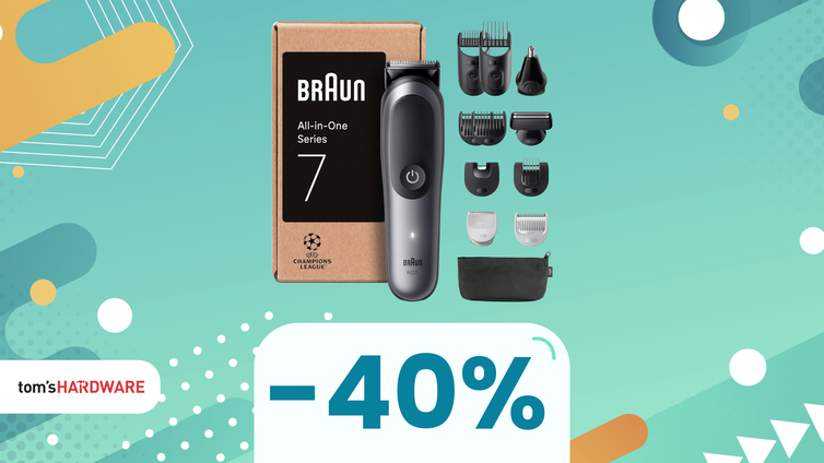 Immagine di 40% di sconto su questo rasoio elettrico Braun!