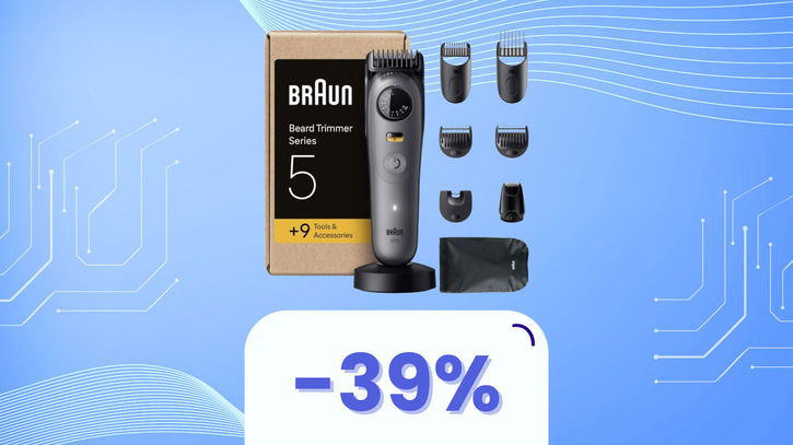 Immagine di Mai così scontato, mai così preciso: il Braun perfetto per la tua barba