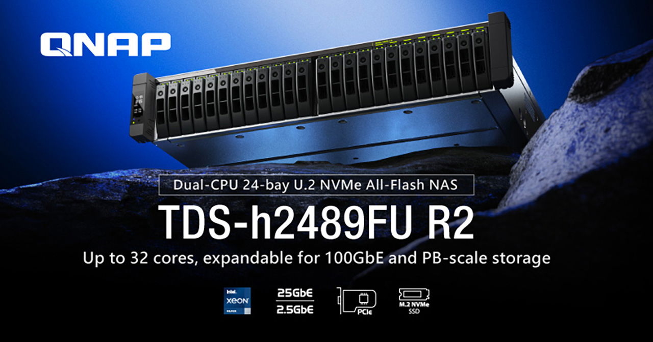 Immagine di Vi serve spazio? Prendete questo NAS QNAP all-flash da 24 baie