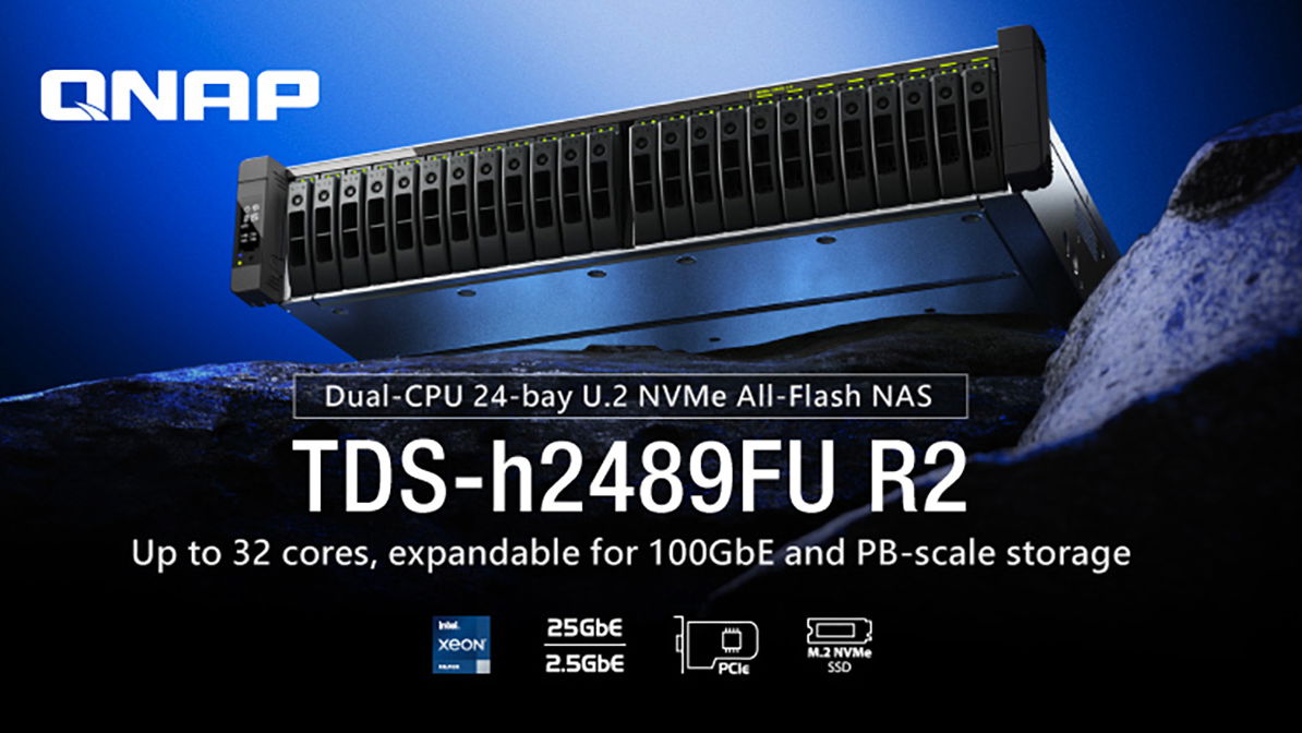 Immagine di Vi serve spazio? Prendete questo NAS QNAP all-flash da 24 baie