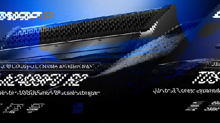 Immagine di Vi serve spazio? Prendete questo NAS QNAP all-flash da 24 baie