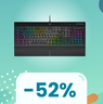Corsair K55 RGB PRO XT: comfort e prestazioni a un PREZZO IMBATTIBILE!  -52%