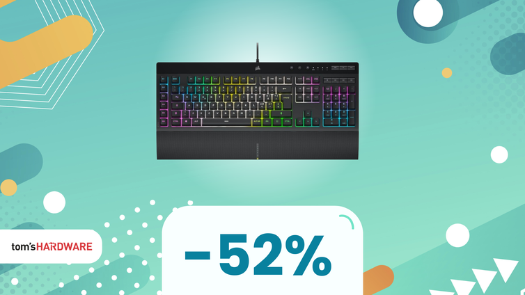 Immagine di Corsair K55 RGB PRO XT: comfort e prestazioni a un PREZZO IMBATTIBILE!  -52%