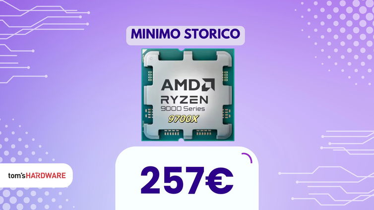 Immagine di Ryzen 7 9700X è la tua CPU ideale? A 257€ hai già la risposta