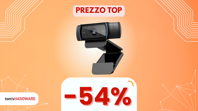 Immagine di Logitech C920 HD Pro: la webcam professionale ora a META' PREZZO!