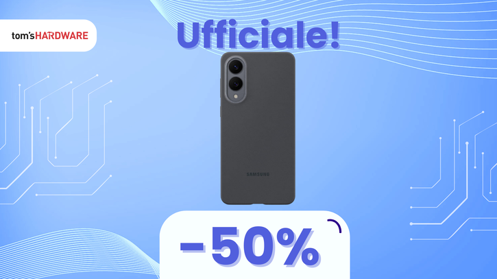 Immagine di Cover in silicone SAMSUNG per Galaxy S25 Edge: 3 versioni in sconto del 50%!