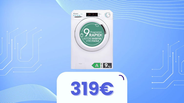 Immagine di La lavatrice più venduta è a soli 20€ dal suo prezzo più basso