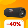 Perfetto per ascoltare la musica d'estate: JBL Flip 6 in sconto del 40%!