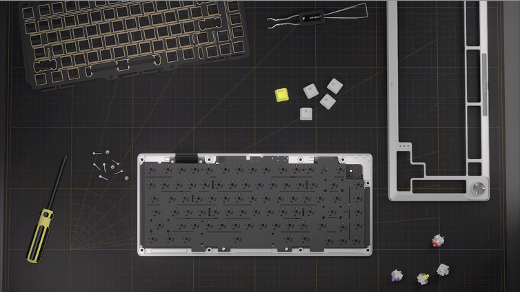 Immagine di CORSAIR lancia MAKR 75: la tastiera gaming per gli amanti del DIY