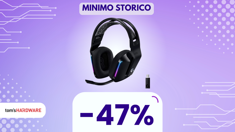 Immagine di Logitech G G733 LIGHTSPEED: cuffie gaming TOP ora a META' PREZZO!