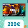 Il sottocosto su questa TV è reale: meno di 300€ per una 4K HDR da 50”