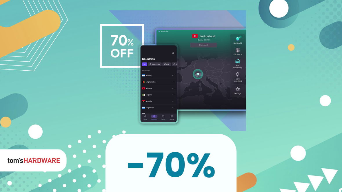 Uno sconto così su Proton VPN non si vedeva da tempo: -70%
