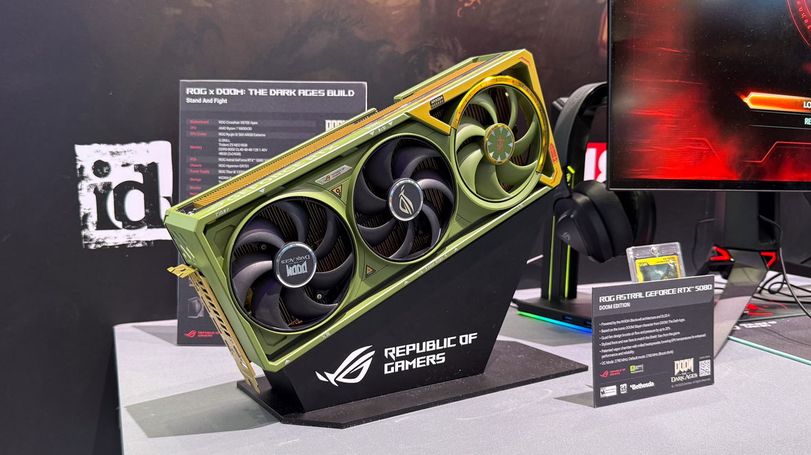 ASUS ROG al COMPUTEX con una RTX 5080 a tema DOOM (acquistabile!) e tante novità