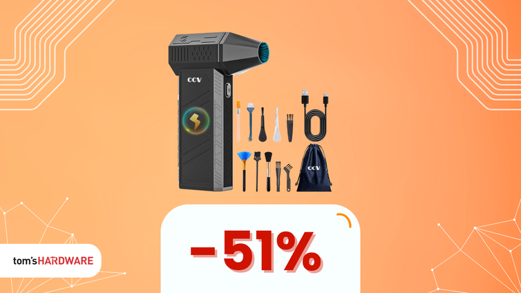 Immagine di Pulisci il tuo setup da gaming in 5 minuti con questo CCV ad aria compressa (-51%)