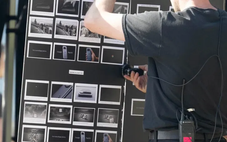 Immagine di Pixel 10 si mostra dal vivo, Google filma i primi spot