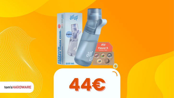 Immagine di La borraccia che profuma l’acqua senza zucchero è in offerta!