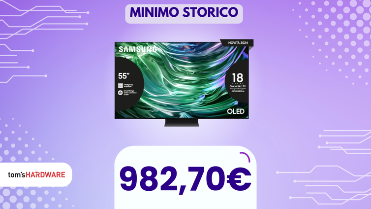 Immagine di Questa smart TV Samsung OLED da 55" non è mai costata COSI' POCO! IMPERDIBILE!