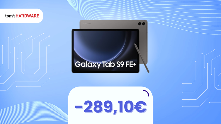 Immagine di Samsung Galaxy Tab S9 FE+ in SUPER SCONTO!: risparmia ora 289€!