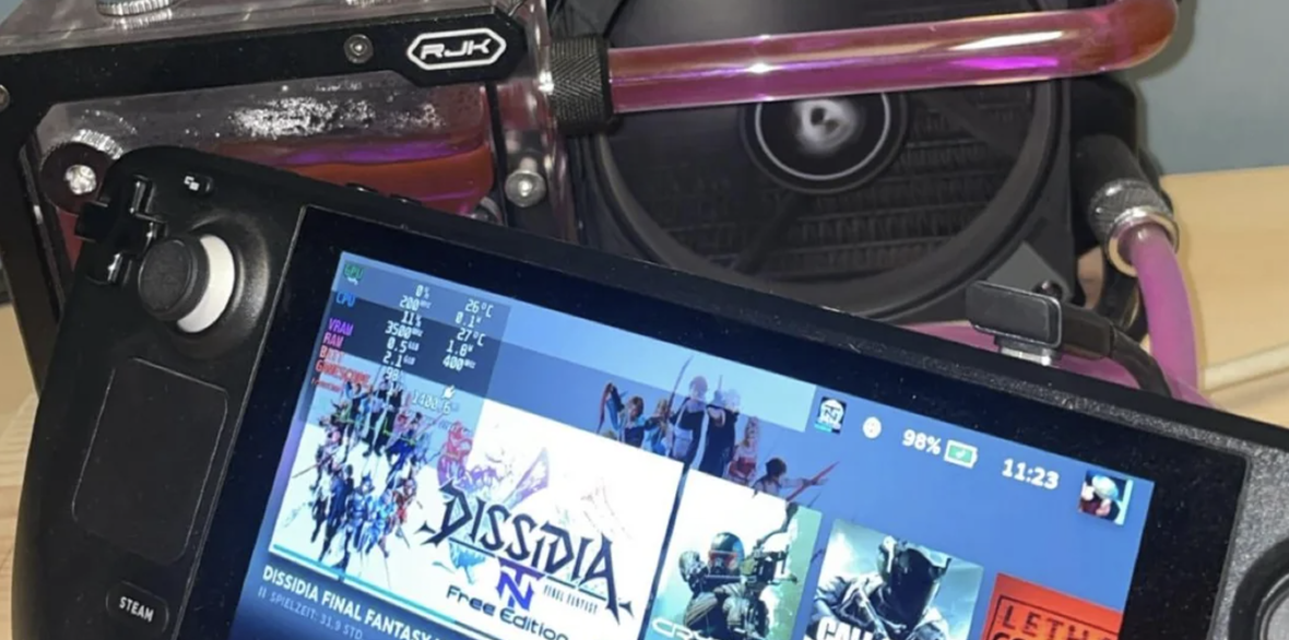 Lo Steam Deck con raffreddamento a liquido è tanto inutile quanto affascinante