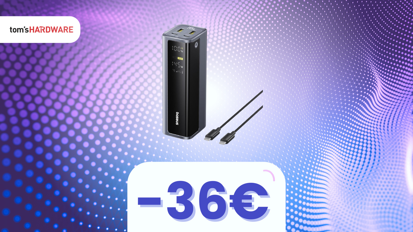 Ricarica ultra-rapida ovunque con Baseus EnerGeek, oggi a un SUPER PREZZO!