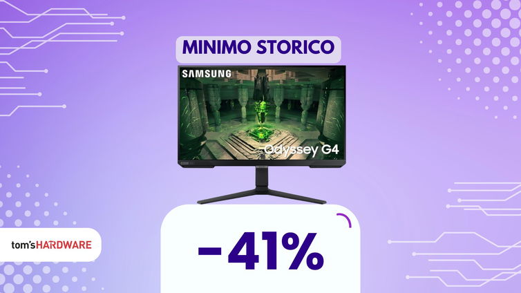 Immagine di Samsung Odyssey G4: il monitor "medio" che mette d'accordo tutti a 169€