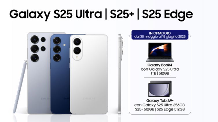 Immagine di Offerta TOP! Galaxy Book4 in regalo se acquisti un Galaxy S25 Ultra