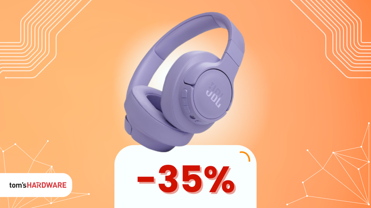 Immagine di 70 ore di musica con queste stupende cuffie JBL a 84€!