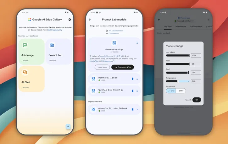 Immagine di Google ha lanciato un'app per eseguire modelli AI in locale