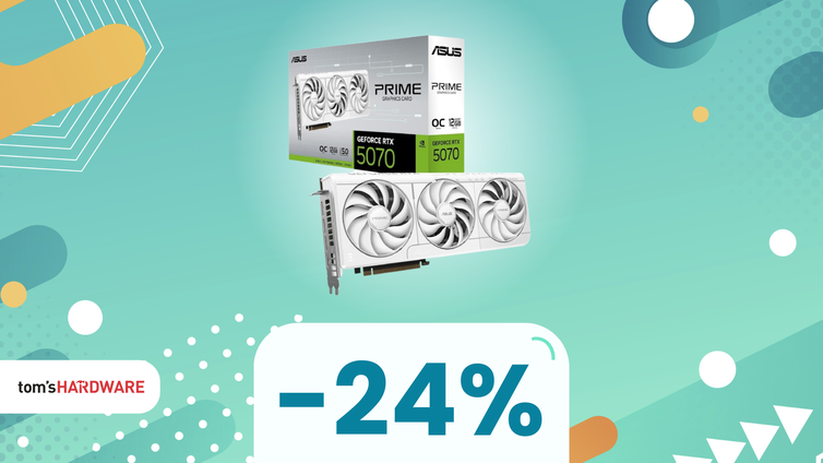 Immagine di Aggiorna il tuo PC con ASUS PRIME RTX 5070: ora in OFFERTA! -24%