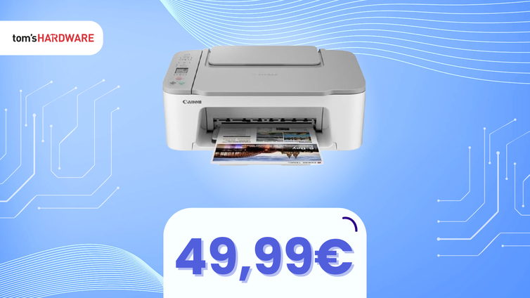 Immagine di Canon PIXMA TS3551i a MENO DI 50€: stampa, scansiona e copia senza limiti!