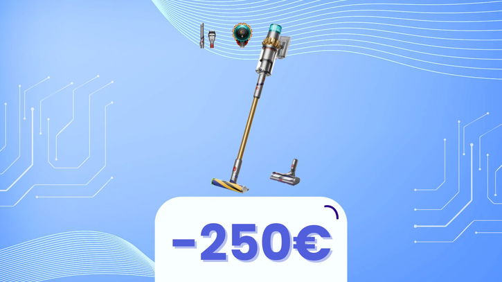 Immagine di Cercavi la versione dorata? Eccola qui: Dyson V15 Detect con 250€ di sconto
