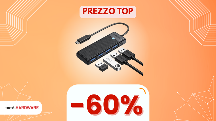 Immagine di Espandi le tue connessioni con l'adattatore Orico 4 in 1: ora al 60% di SCONTO!