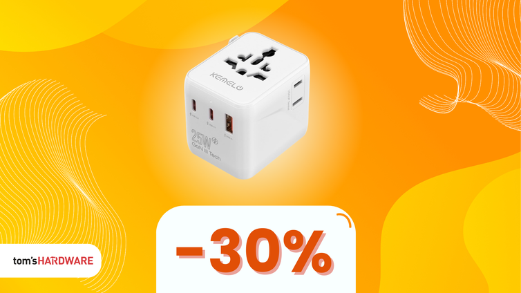 Immagine di Non partire senza questo adattatore da viaggio, oggi SCONTATO! -30%