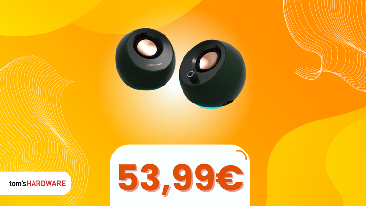 Immagine di Creative Pebble Pro 2.0: qualità audio superiore per il tuo home office, oggi in SCONTO!