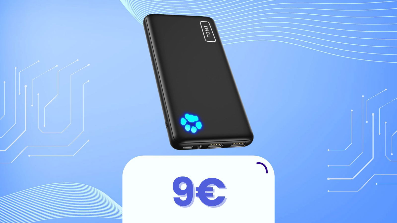 A 9€ forse nemmeno su Aliexpress: powerbank da 10.000 con doppio sconto