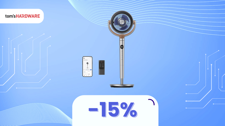 Immagine di Ventilatore smart Dreo in sconto di BEN 20€: il più moderno di tutto Amazon