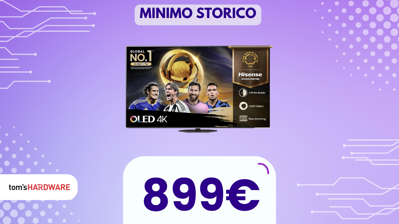 Immagine di Questa smart TV OLED 4K Hisense non è mai costata COSI' POCO! Porta il cinema a casa tua!