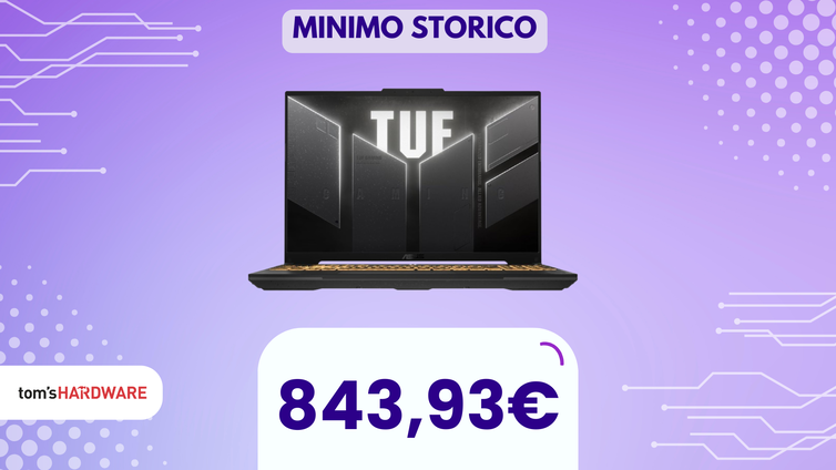 Immagine di Asus TUF Gaming F16 a MENO DI 844€: mai costato COSI' POCO!